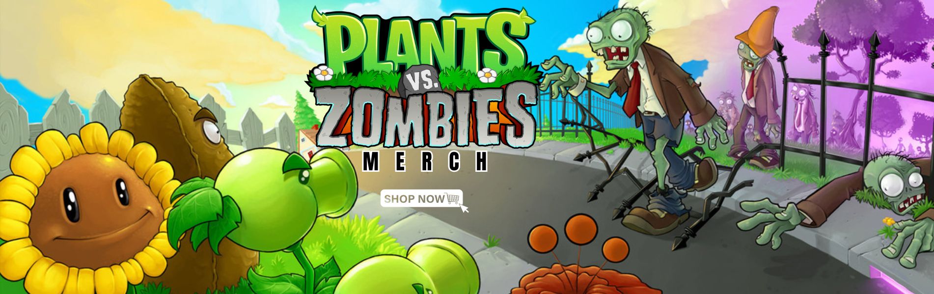 Plants vs Zombies Merch Banner