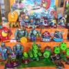 kf H1074a6b7ccbb47769fd17bb7b9e840b7D 1pcs New PLANTS VS ZOMBIES PVZ Pea Shooter Boss Action Figure Model Toy Dolls Shooting Dave - Plants vs Zombies Merch