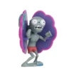 kf H4be3a9b17c3b4bccb4ce6ad5f9e56b8aM Plants vs Zombie Anime Figure Obstacle Pirate Zombie Peashooter Hard Glue Soft Rubber Action Figure Model - Plants vs Zombies Merch