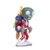 kf H7f5da6fdb37d4f16aa353adda4fc735aR Plants vs Zombie Anime Figure Obstacle Pirate Zombie Peashooter Hard Glue Soft Rubber Action Figure Model - Plants vs Zombies Merch