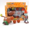 kf S11bc909206c04b2f81762db8590a9d493 Plants vs Zombies 2 Cactus Peashooter Coconut Cannon A K E E Toy Set 6 Style - Plants vs Zombies Merch