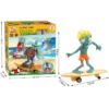 kf S9be0b23cb6764ca28fcfa197d1331ce8Z 1 Pcs New Plants vs Zombies 2 Future Skateboard Zombie Surfer Zombie Game Figures Model PVC - Plants vs Zombies Merch