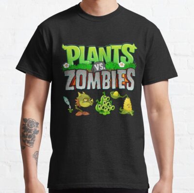 ssrcoclassic teemens10101001c5ca27c6front altsquare product1000x1000.u1 28 - Plants vs Zombies Merch