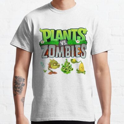 ssrcoclassic teemensfafafaca443f4786front altsquare product1000x1000.u1 28 - Plants vs Zombies Merch