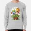 ssrcolightweight sweatshirtmensheather greyfrontsquare productx1000 bgf8f8f8 25 - Plants vs Zombies Merch