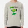 ssrcolightweight sweatshirtmensoatmeal heatherfrontsquare productx1000 bgf8f8f8 2 - Plants vs Zombies Merch